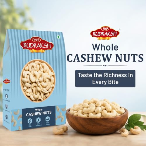 Image of W320 Whole Cashew 500gm | Premium Dry Fruits | Kaju | Crunchy Cashew Nuts