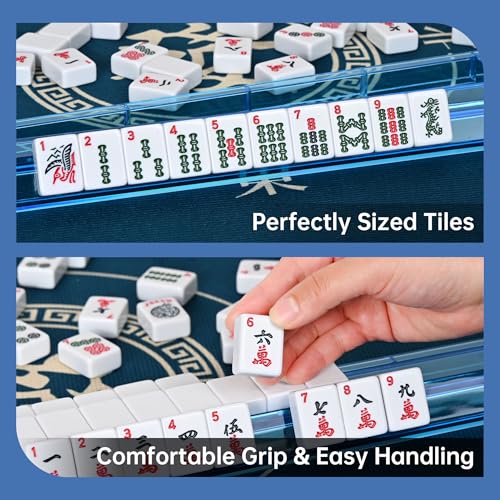 Mahjong Racks con Pushers Set de 4 piezas miniatura 2