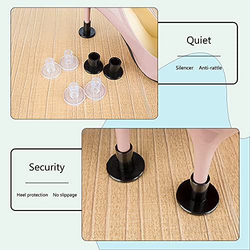 Image of High Heel Protectors- Heel Stoppers Heel Repair Caps Covers for Walking on Grass and Uneven Road Heel Cover Cups Perfect for Wedding Outdoor Events