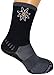 Produktbild Wrightsock Profi Sportsocke, Wandersocke in schwarz, Anti-Blasen-System, doppel-lagig, Crew lang, Stick Edelweiß, Gr. L