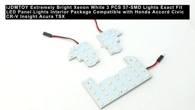 Amazon.com: iJDMTOY Extremely Bright Xenon White 3 PCS 57-SMD