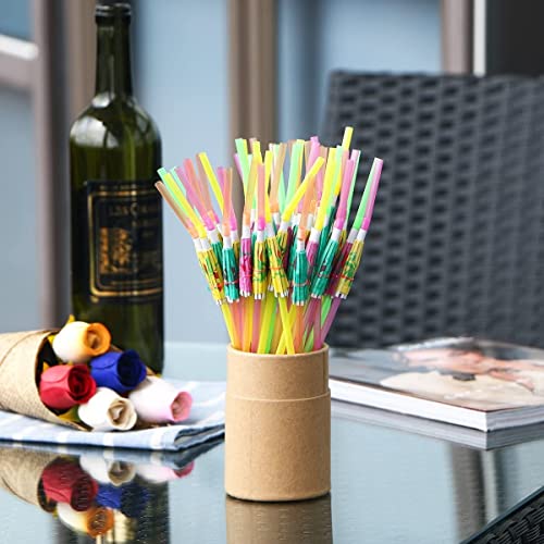 ALINK 100 pitillos de cóctel con sombrilla miniatura 4