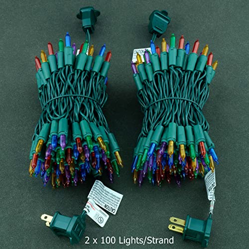 Yuletime BMD-L-100E/2F Multicolor Led Christmas Lights 200 Count 50 Ft thumb #4