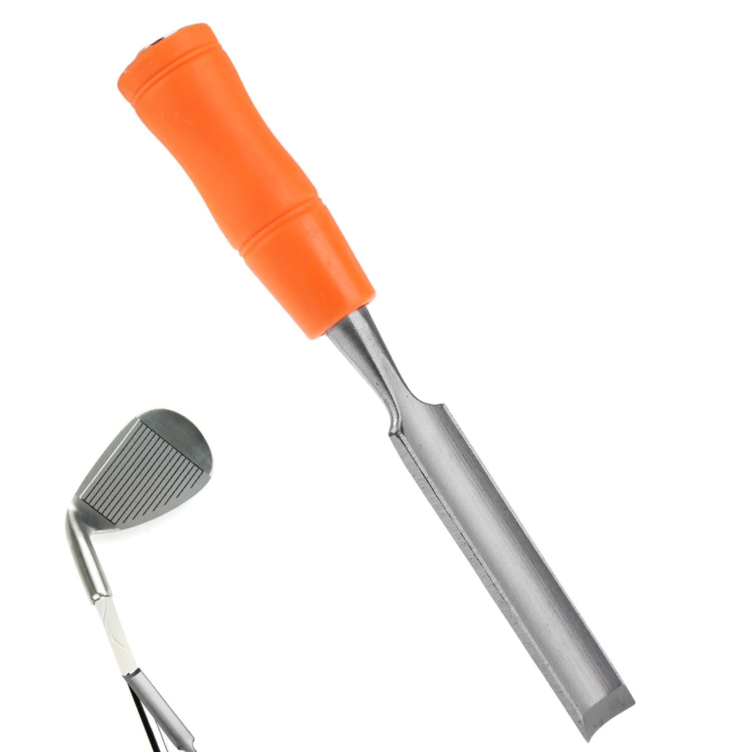 XIHIRCD Golf Grip Tape Remover Tool, Quick and Easy Graphite/Steel Shaft Tape Stripper Remover Golf Grip Repair Kits for Easily Cleaning and Repairing Golf Handle Grip Golf Gift Kit for Men (Orange)