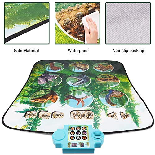 Dance Mat For Kids Ages 4-8 Boy Girl Birthday Toys Gifts Electronic Musical Dance Pad Game,9 Game Modes Including 3 Challenge Levels,Step Play Mats Dancing Floor Game With Led Lights,Adjustable Volume #TOP3
