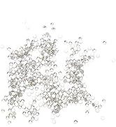 Nail Art Strasssteine, ANGGREK 1000Pcs Bunte Nail Art Strasssteine ????Flacher Boden Nageldekorat...