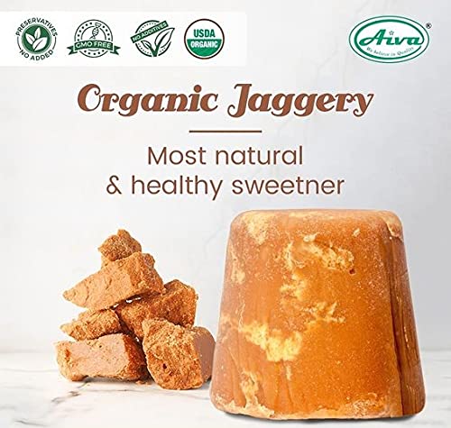 Aiva Organic Jaggery 2 Pound #TOP4