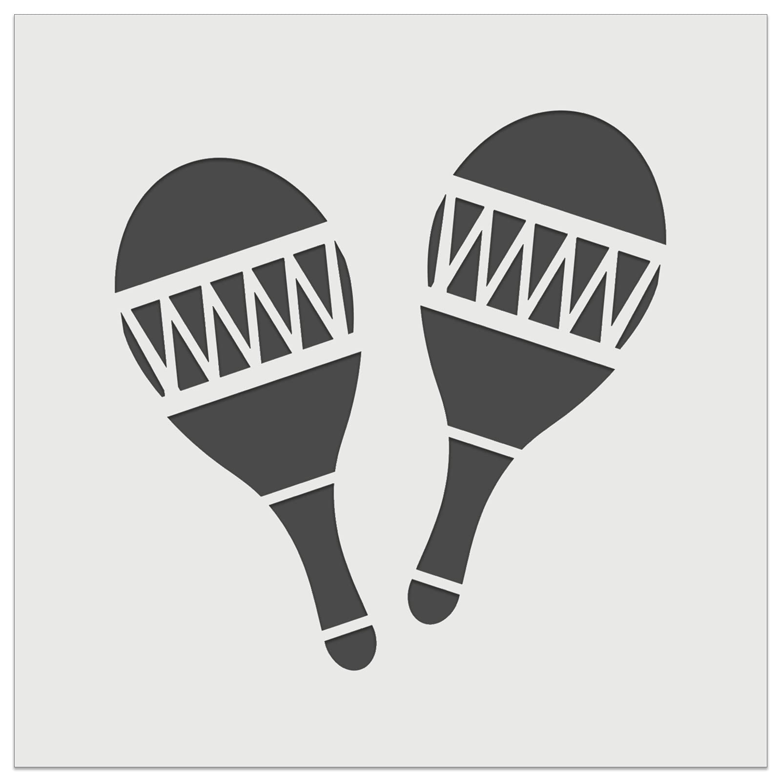 Maracas Clipart Black And White