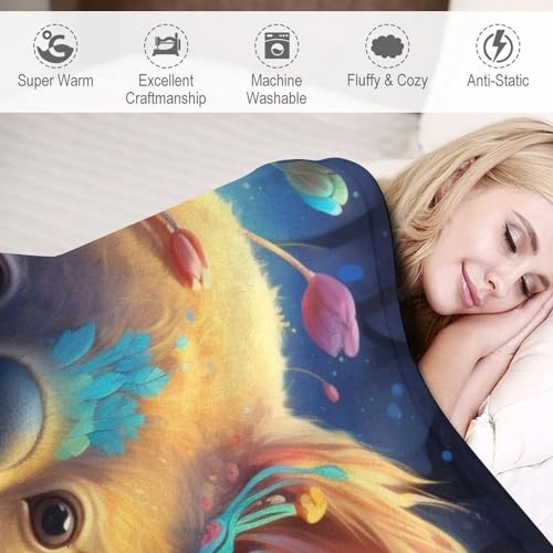 Couverture en toute saison contre le froid avec motif koala en molleton