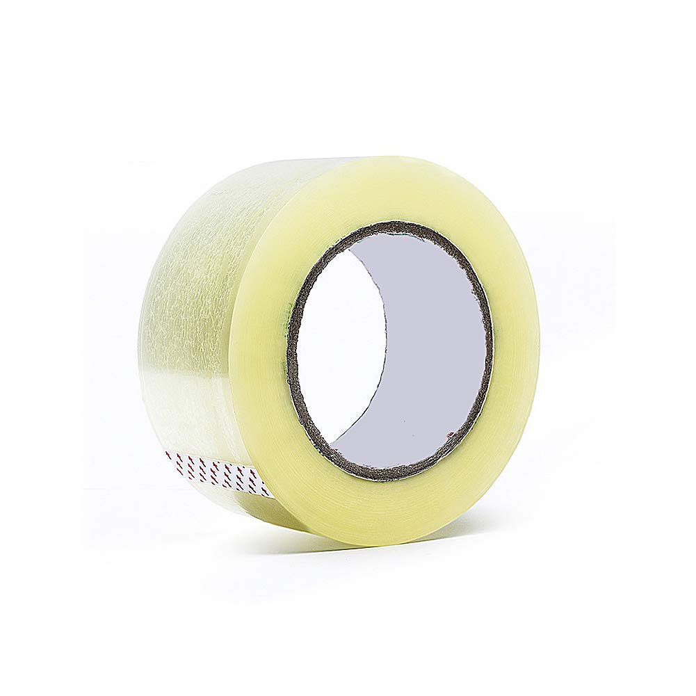 Cinta,Cinta de embalaje,Cinta adhesiva,Cinta adhesiva de alta resistencia Cinta de sellado de cartón Cinta de embalaje de fuerza industrial Cinta de almacén Cinta móvil 7 rollos,Transparente ( Color :