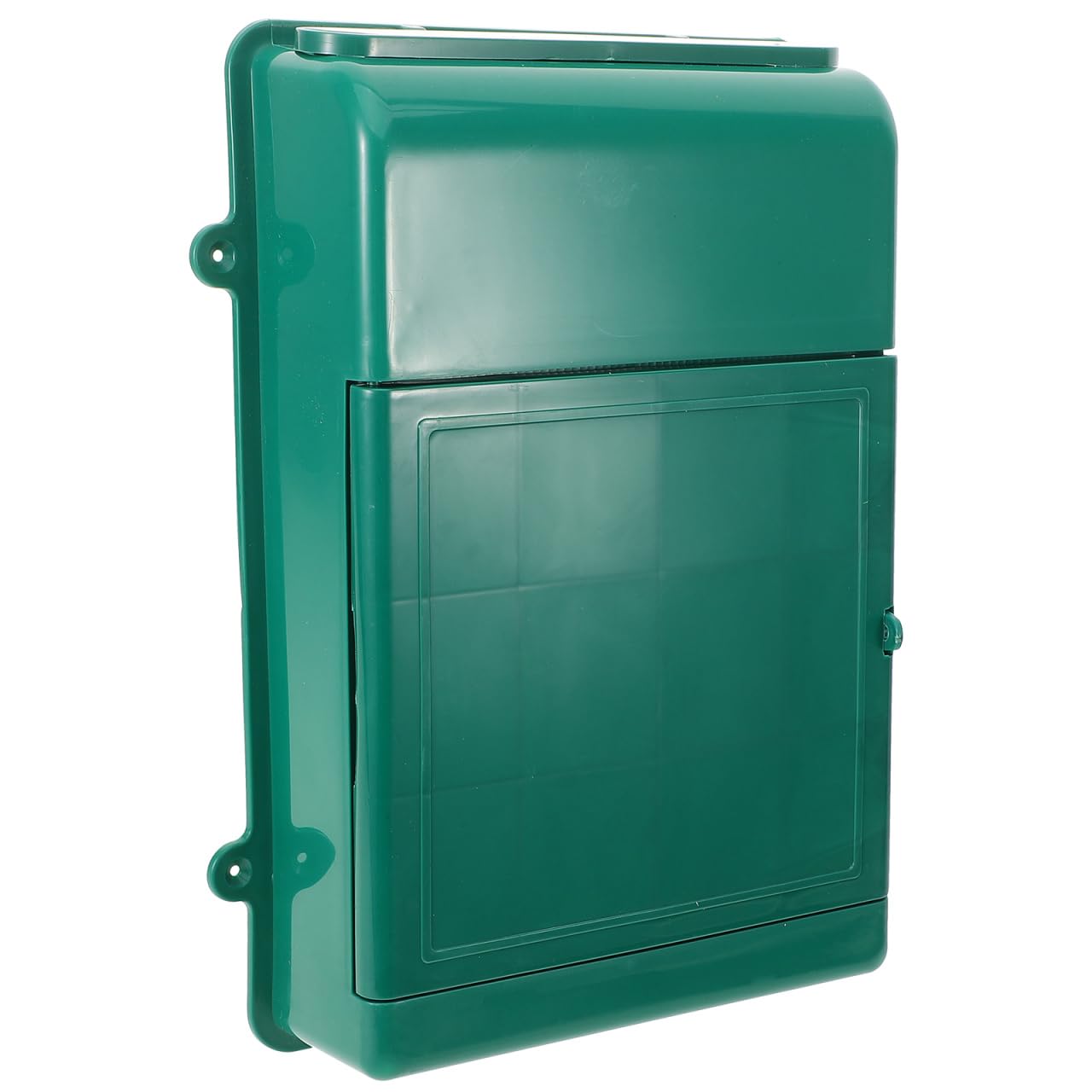 Boîte aux lettres murale étanche Hohopeti en plastique vert résistant aux intempéries