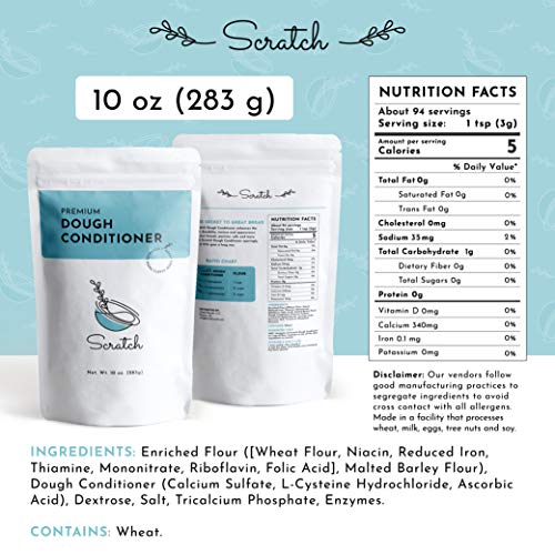 image for Scratch Premium Dough Conditioner - (10 oz) All Grain Bread Improver F