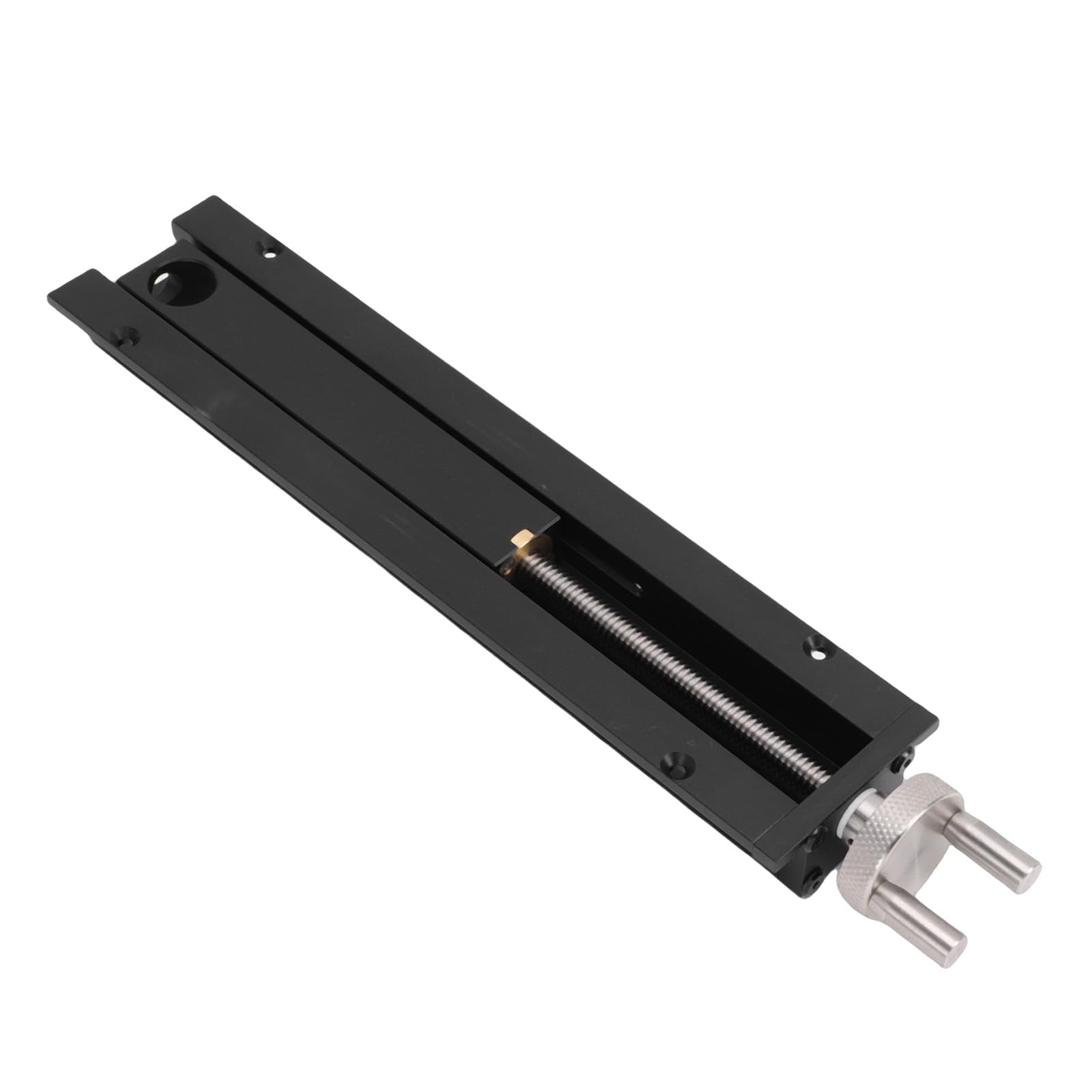 Imadło inercyjne do szybkiej wymiany do stołu do obróbki drewna, skok 0,110 mm, otwór stołu 20 mm, lity stop aluminium, stal nierdzewna do warsztatu stołowego