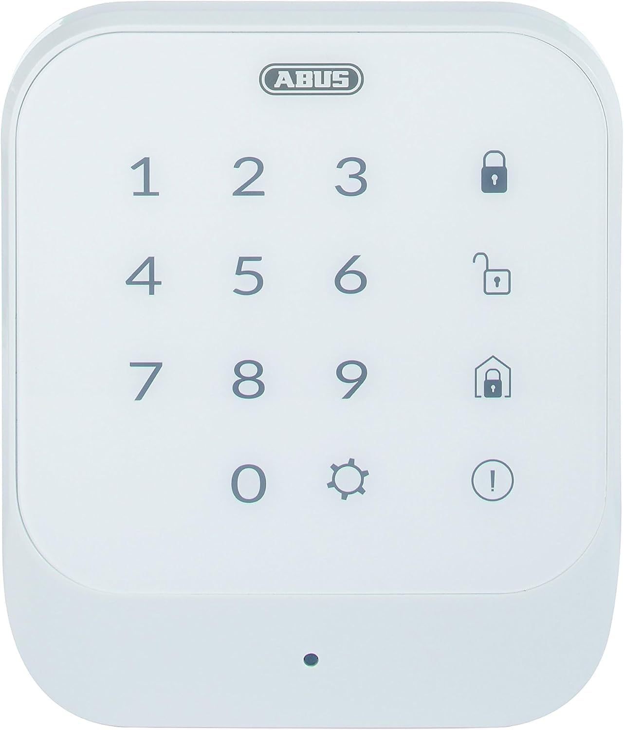 ABUS Funk-Alarmanlage Smartvest Basis-Set Einbruchmeldeanlage inkl. Bewegungsmelder & Öffnungsmelder - Testsieger - weiß & Funk-Tastatur Smartvest zur De- und Aktivierung der Funk-Alarmanlage | weiß