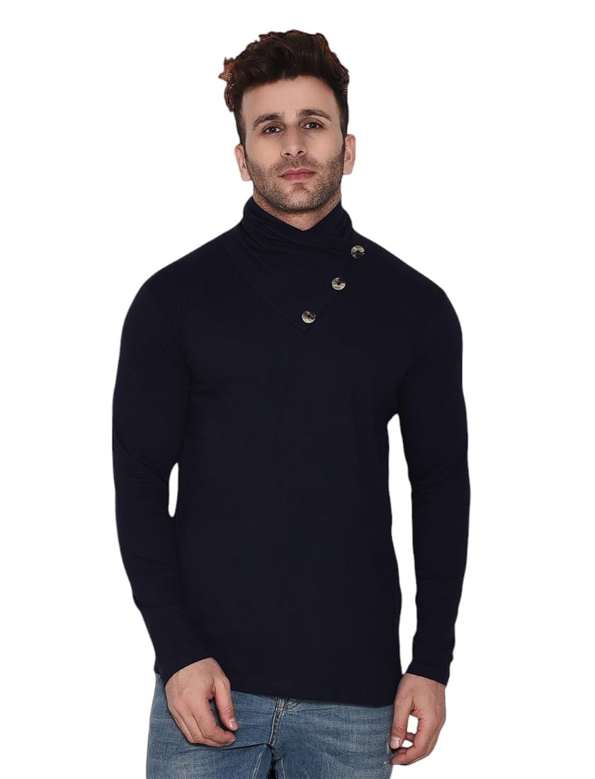 tfurnish Men's Hooded Raglan Sleeve T-Shirt | Casual Athleisure Streetwear Tee-picture-55