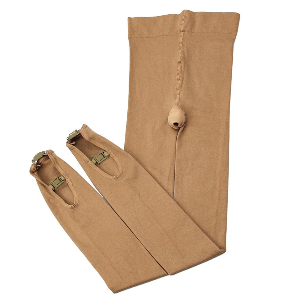 Eiskunstlauf-Strumpfhose für Mädchen und Damen, mit Schnallen, Größe 38-42
