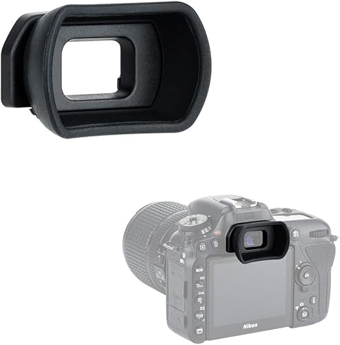 Kiwifotos Ocular visor largo y suave para Nikon D750 D780 D610 D600 D7500 D7200 D7100 D7000 D5200 D5100 D5000 D3500 D3400 D3300 D320 0 D3100 D3000
