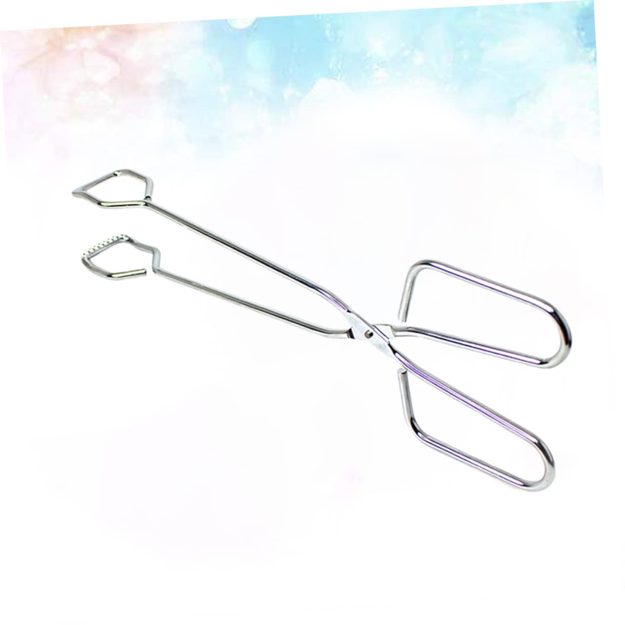 MAGICLULU 4 Pz Clip Di Carbone Pinze Per Piatti Asiatici Pinze Da Buffet All'aperto Pinze Per Alimenti Alla Moda Pinze Per Forbici Da Servizio Mini Frusta Griglia Acciaio Inossidabile Silver