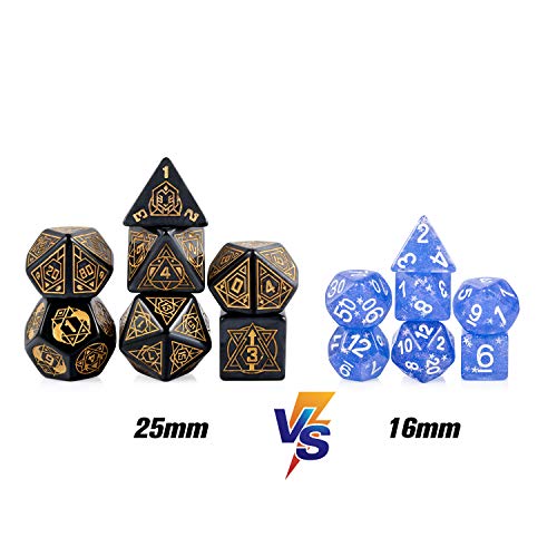 image for 25mm Giant Polyhedral Dice Set D&D, DNDND Constellation Patterns DND D