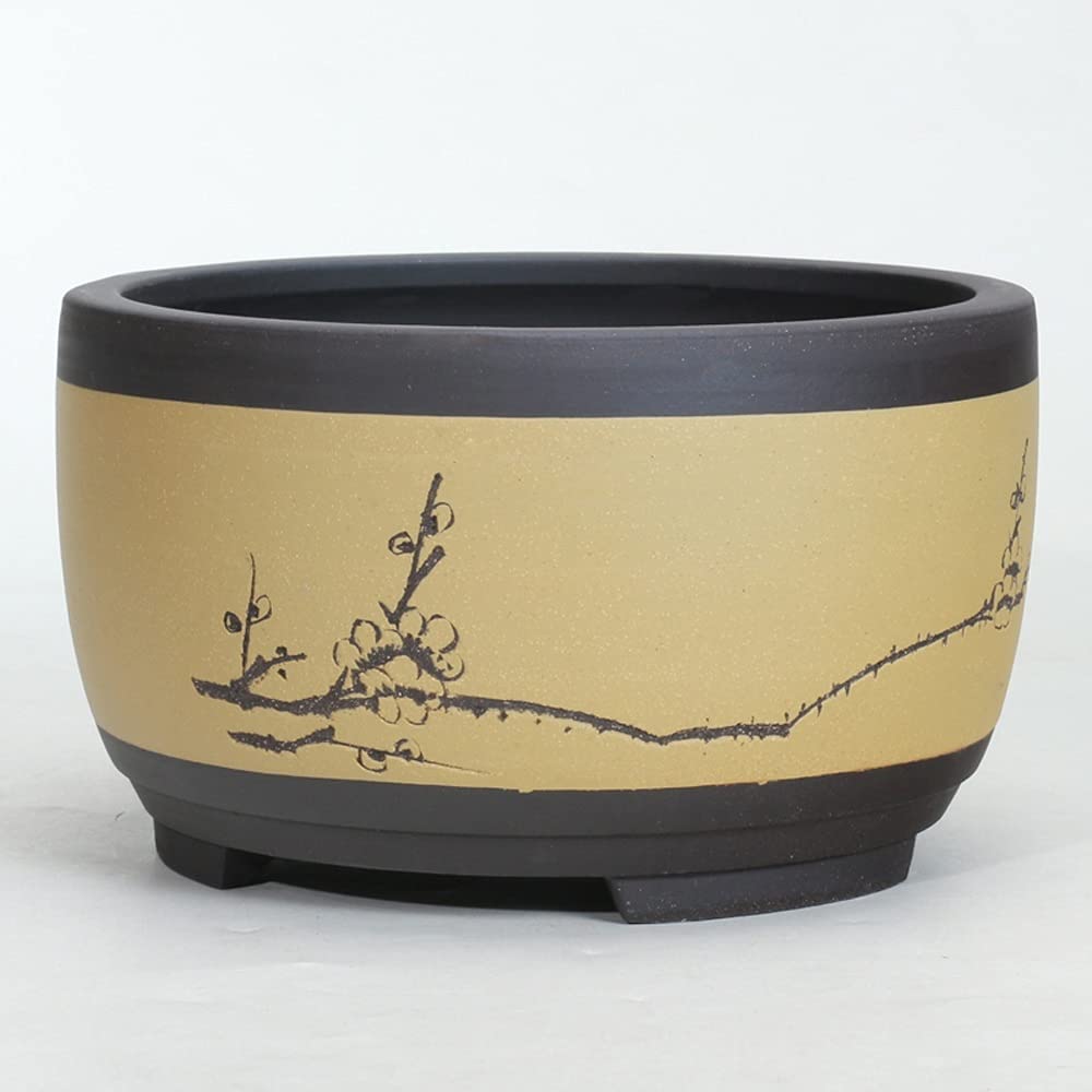 Fioletowa doniczka z piaskiem Prosta, oddychająca średnica doniczki Bonsai Doniczka Sukulenty Bonsai Doniczka Ceramiczne doniczki Umywalka wentylacyjna