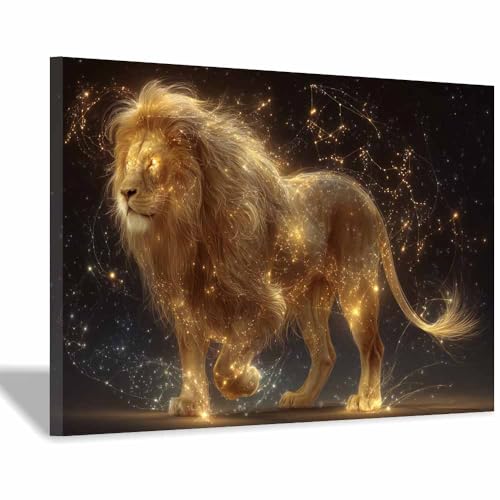 Peinture murale lion étoilé pour créer une ambiance moderne au bureau