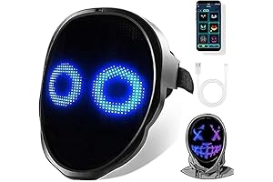LED Mask with Programmable App, the Future of Halloween and Clubbing