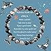 Orca Bracelets for Women Orca Whale Gifts Killer Whale Orca Beaded Charm Orcas Killer Whales Gifts Orca Agate Crystal Bracelet Orca Tail Ocean Beads Bracelet Healing Bracelets Inspirational Gift
