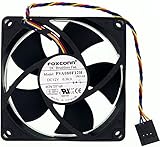PVA080F12H 725Y7 Case Fan for Dell OptiPlex 390 790 990 SFF Chassis, 5-pin 4-Wire 4.32W DC 12V 0.36A, 80 * 80 * 20mm DC Brushless Fan