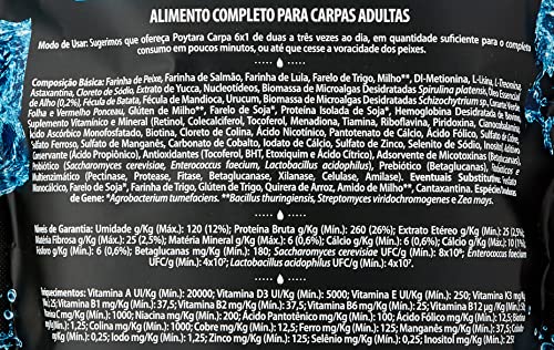 POYTARA - Ração Carpa Mix (6X1) 400g (Bag)