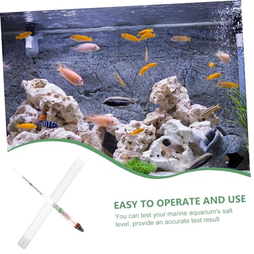 1 Set Dichtemessgerät für Meerwasseraquarium, Salimeter, Hydrometer, Aquarium-Testset, Tester, Messgerät für Aquarium, Gravimeter, Salzwasser