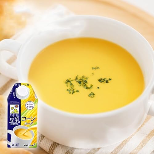 キッコーマン 豆乳仕立てのコーンスープ 500ml×24本 | キッコーマン コーン 豆乳スープ 野菜スープ 豆 常温 常温保存 レトルト レトルトスープ 惣菜 コレステロール0 ※離島への配送不可