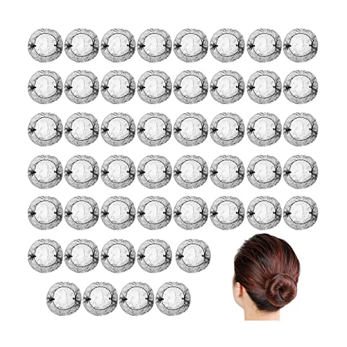 Chignon Cheveux Filet 50 Pièces Filet À Cheveux Maille De Bord Élastique Filets À Cheveux Noirs Pour Femmes Filet De Cheveux En Nylon Cheveux Filets Filet Invisible Pour Danseuse De Ballet 50cm Cover