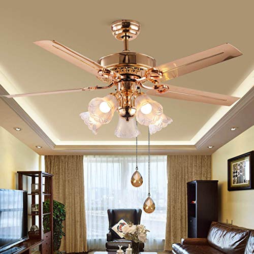 Image of 2 PCS Crystal Champagne Prism Drop Ceiling Fan Pull Chain Extender Decorative Switch