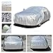 Produktbild Dinuoda Autoabdeckung für Mitsubishi ASX Vollgarage Wasserdicht Atmungsaktiv Regen Schnee Staub Sonne UV Allwetterschutz Abdeckung Aluminiumfolie 450 * 180 * 168CM