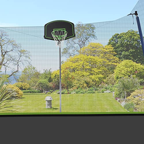EMKK 12 Trampoline with Slide and Swings,Trampolines for Kids and Adults Large Recreational Trampoline with Basketball Hoop and Ladder,Outdoor Backyard Trampoline with Net