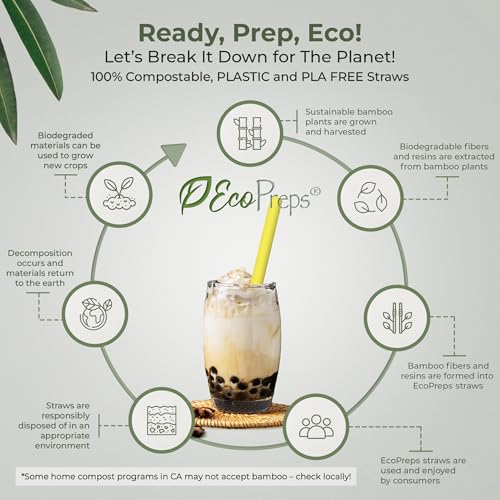 EcoPreps Pitillos Biodegradables Jumbo 100 Pzas 8.25" miniatura 6