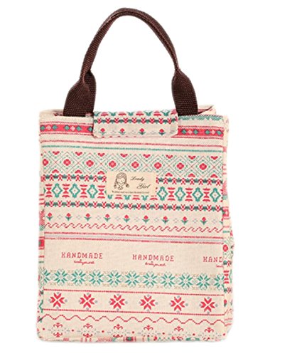 Worsendy Bolsa Térmica para,Bolsas para el almuerzo Bolsa para llevar Reusable Oxford de la caja de Oxford para los hombres Mujeres Adultos Niños Enfermeras del niño Picnic