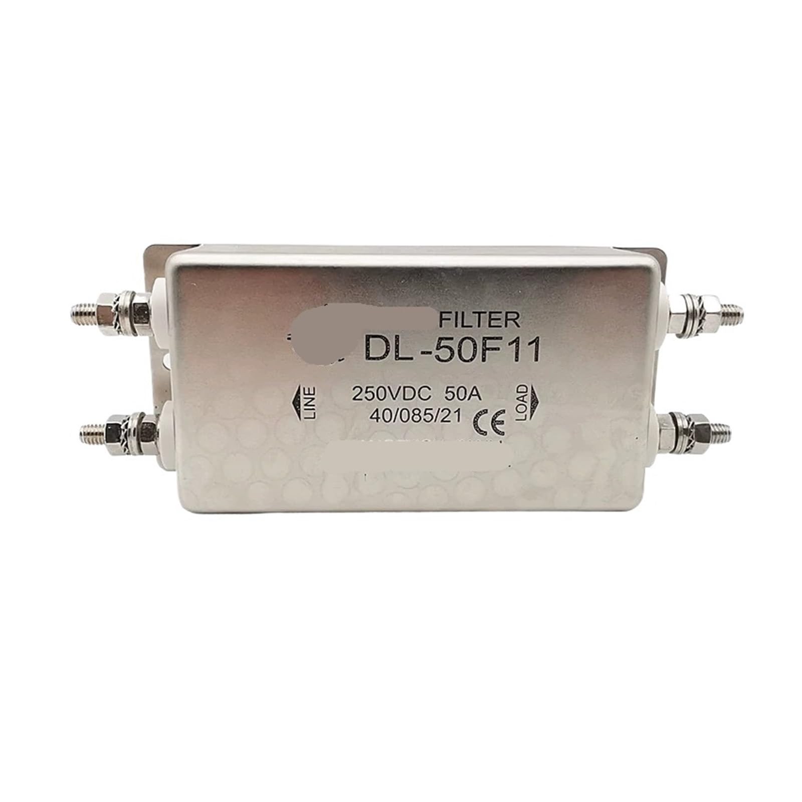 Filtre d'alimentation CC monophasé DL-50F11 à haute atténuation 50 A