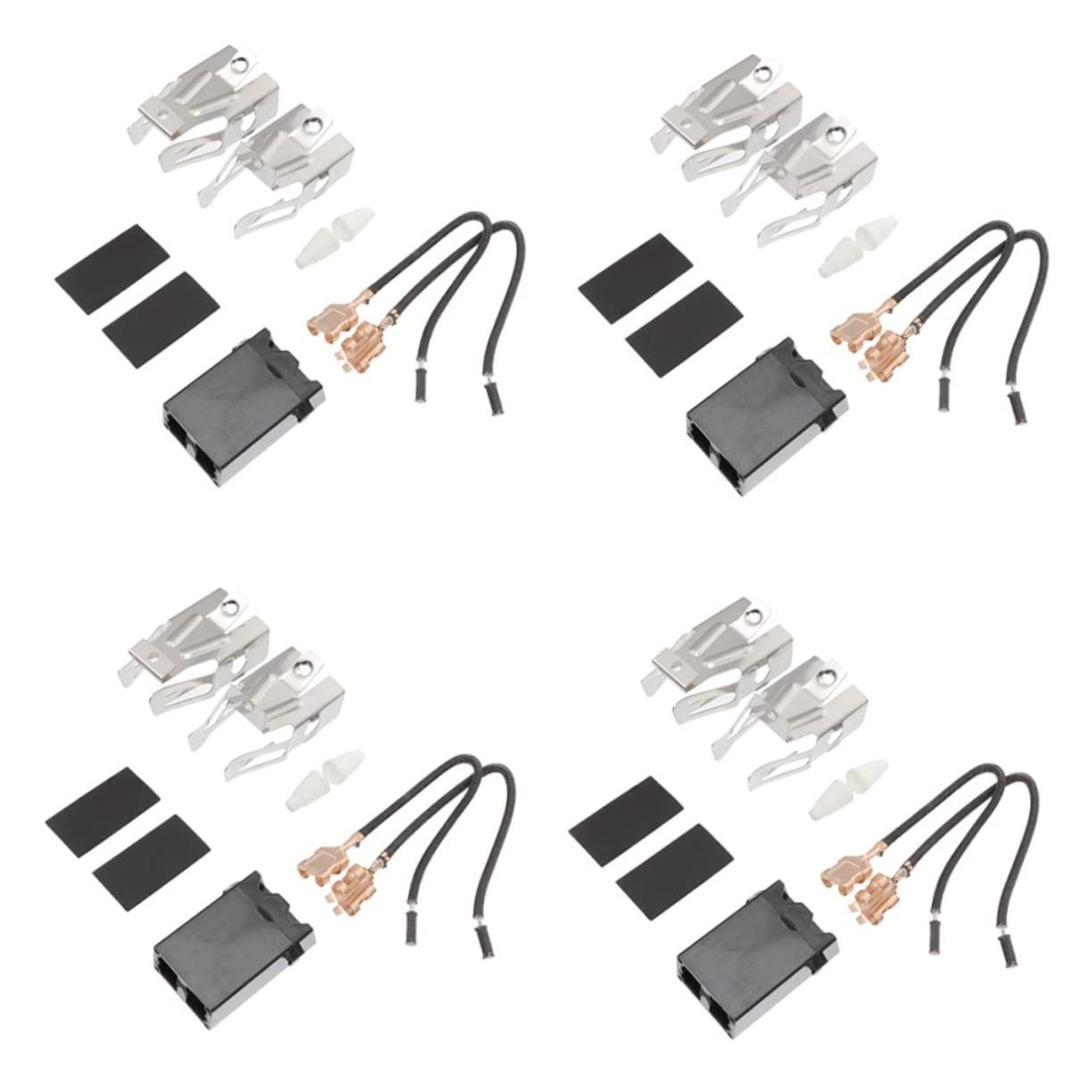 ARTIBETTER Range Stove Receptacle Kit 4 Sets Burner Receptacle Stove Burner Replacement