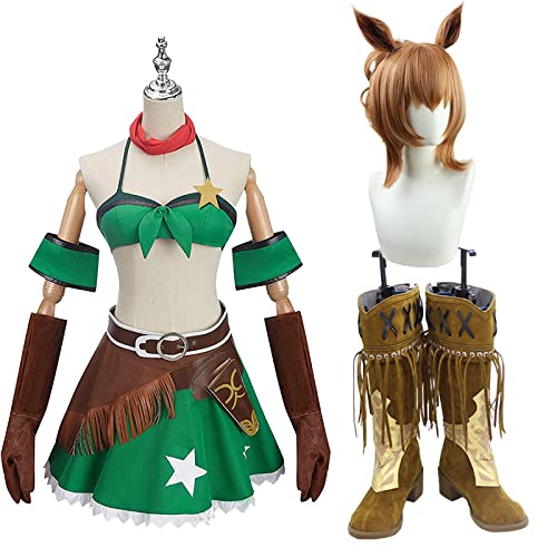 Amazon | [IZAKKAYA] コスプレ衣装 ウィッグ、耳、靴付き 