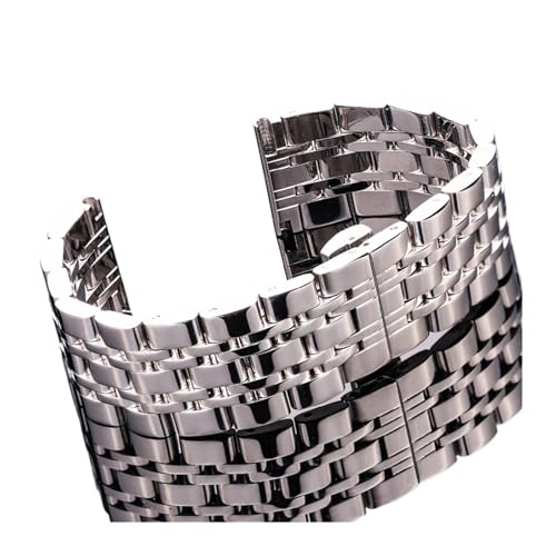 Bracelet de montre acier inoxydable métallique pour remplacer un bracelet usé 18-24mm