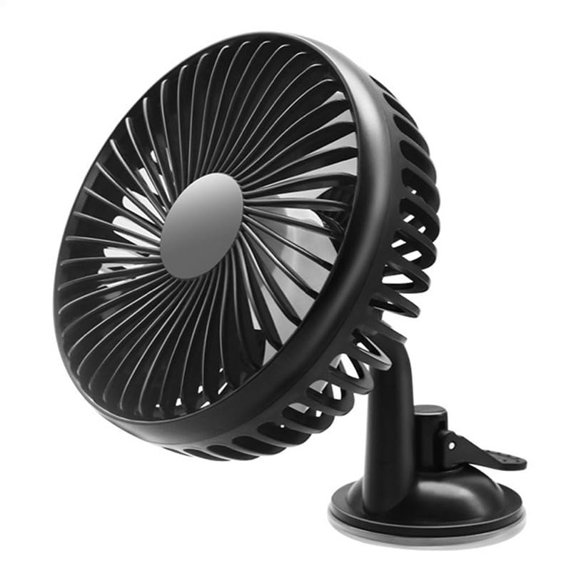 Mini Ventilador Portátil De Carregamento Usb Veicular 5v Com Ventosa pára-brisa e escritório