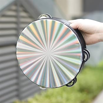 Amazon.com: YOUEON 3 Pack Radiant Tambourine with Double Row