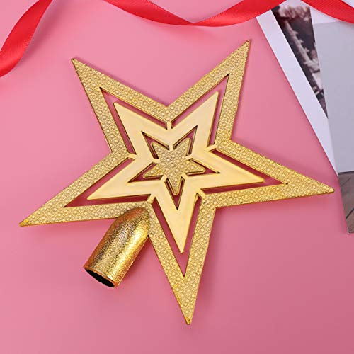 Topo de Árvore de Natal BESTOYARD Topper de Árvore de Natal Decoração de Estrelas de Árvore de Natal