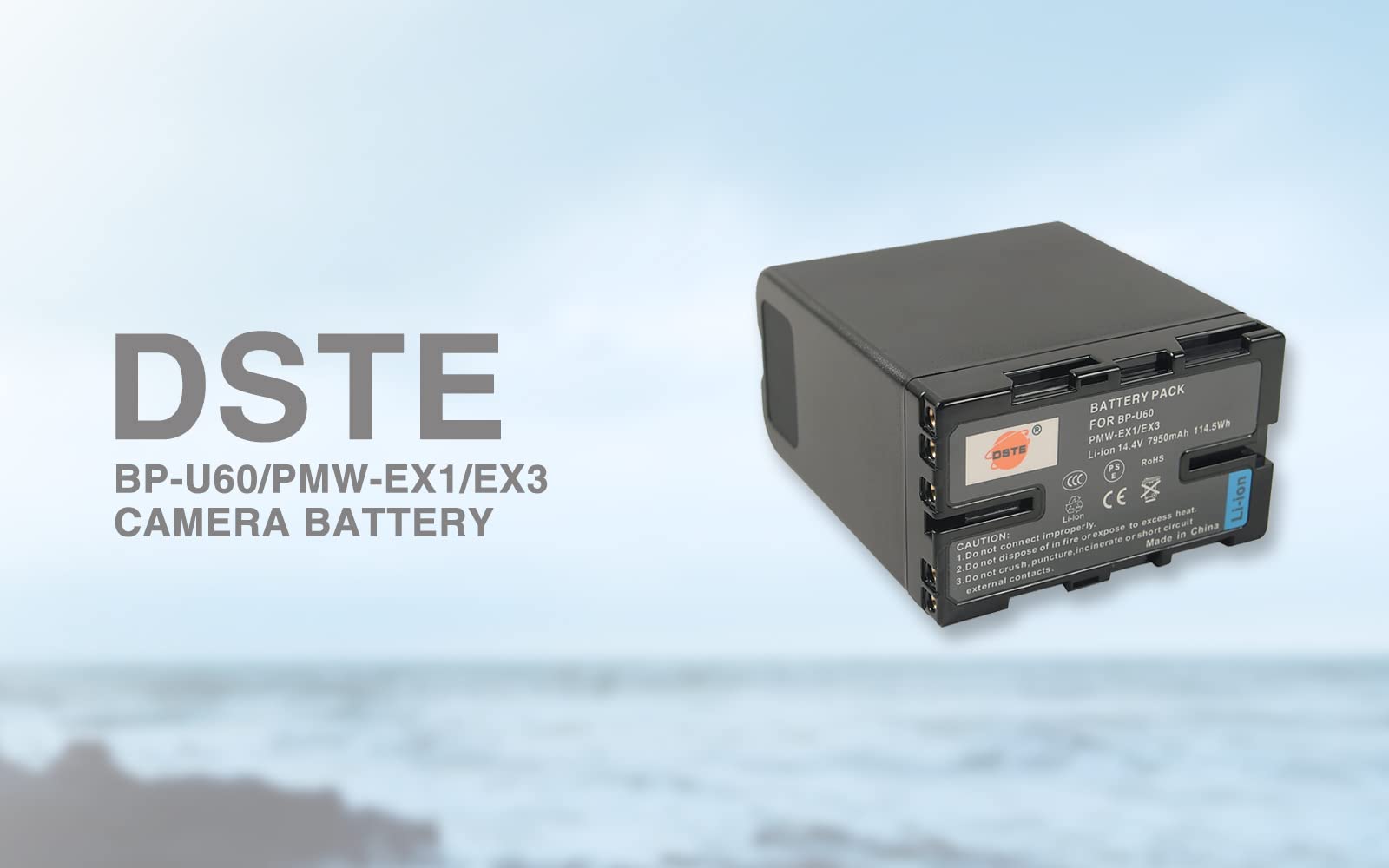 vhbw Accu compatibel met Sony PMW-150, PMW-160, PMW-200, PMW-100 videocamera camcorder (7800 mAh, 14,8 V, Li-Ion) Infochip