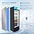 ROVSUN 8.5 Cu.Ft Commercial Beverage Refrigerator ETL NSF, Merchandiser Refrigerator Display Refrigerator Beverage Cooler Glass Door Fridge w/Adjustable Shelves LED Light for Bar Restaurant Cafe