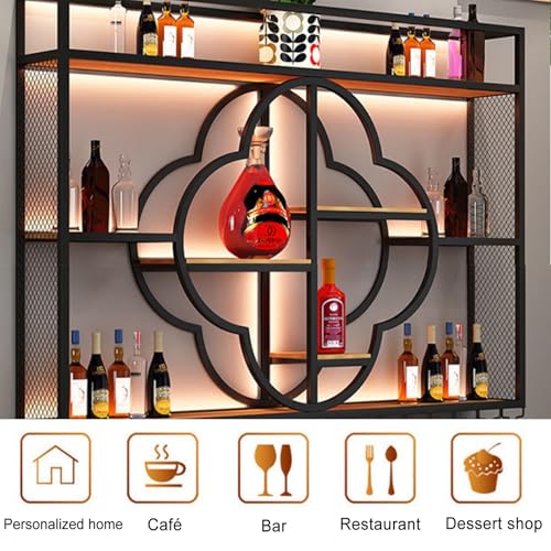 Casier à bouteille mural lumineux pour optimiser votre salon