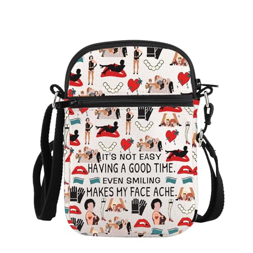 PLITI Rocky Horror Show Inspired Gift Rocky Fans Gift It's Not Easy Having A Good Time Horror Movie Crossbody Bag