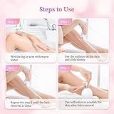 Facial Epilators for Women, Facial Hair Remover with LED Light, Mini Rechargeable Face Epilator Including Eyebrow Trimmer for Facial, Armpit, Bikini and Leg - Image 3