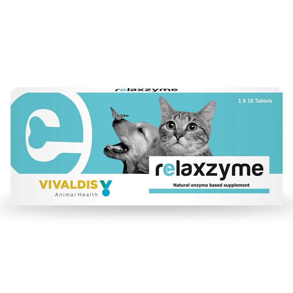 Relaxzyme Natural Enzyme Based Supplement Tablets for Dogs and Cats 10Tab (Pack of 2) (B09J17RB1W) Amazon Price History, Amazon Price Tracker